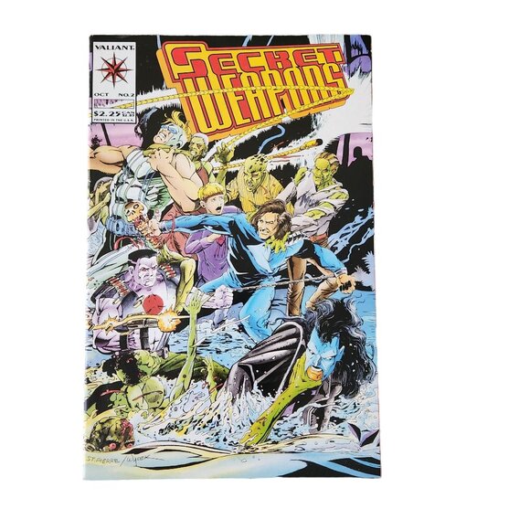 Valiant Secret Weapons #2 1993 Comic Book Collector Bagged Boarded - Picture 1 of 2